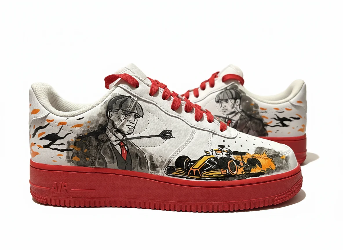 Sneakers personnalisées par Frédéric Pierrat